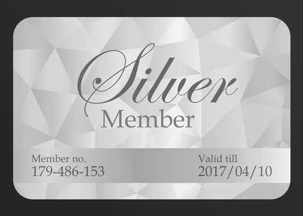 Gümüş üye kartı