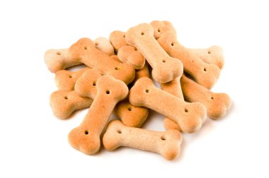 Dog biscuits isolated clipart