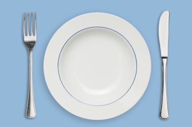 tabak ve çatal bıçak