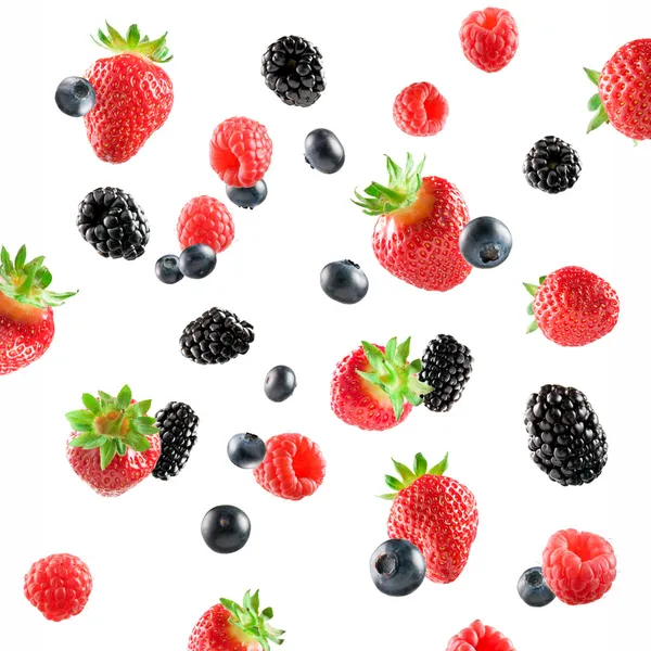 Fresh Berries explosion — Stock Photo, Image