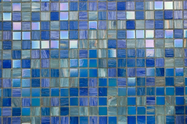 Mavi mozaik doku — Stok fotoğraf