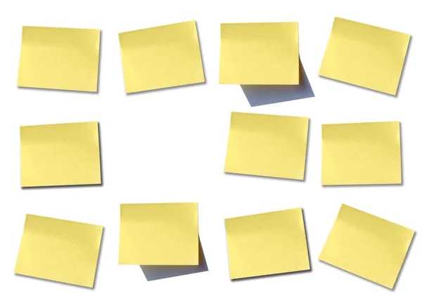 Wall of post it — Stock Photo, Image