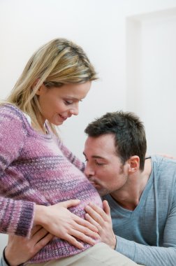 Baba sevgi ve bakım anne yumru