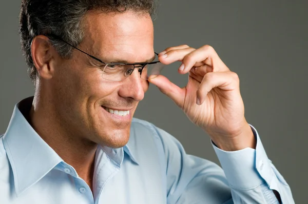 Man with glasses — Stock Photo, Image