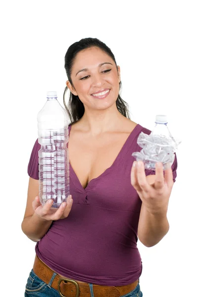 Reciclar botellas de plástico — Foto de Stock