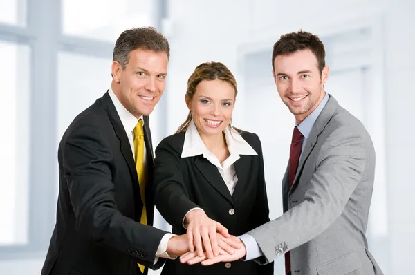 Trabalho em equipe de negócios — Fotografia de Stock