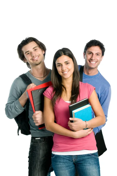 Sorridenti studenti felici — Foto Stock