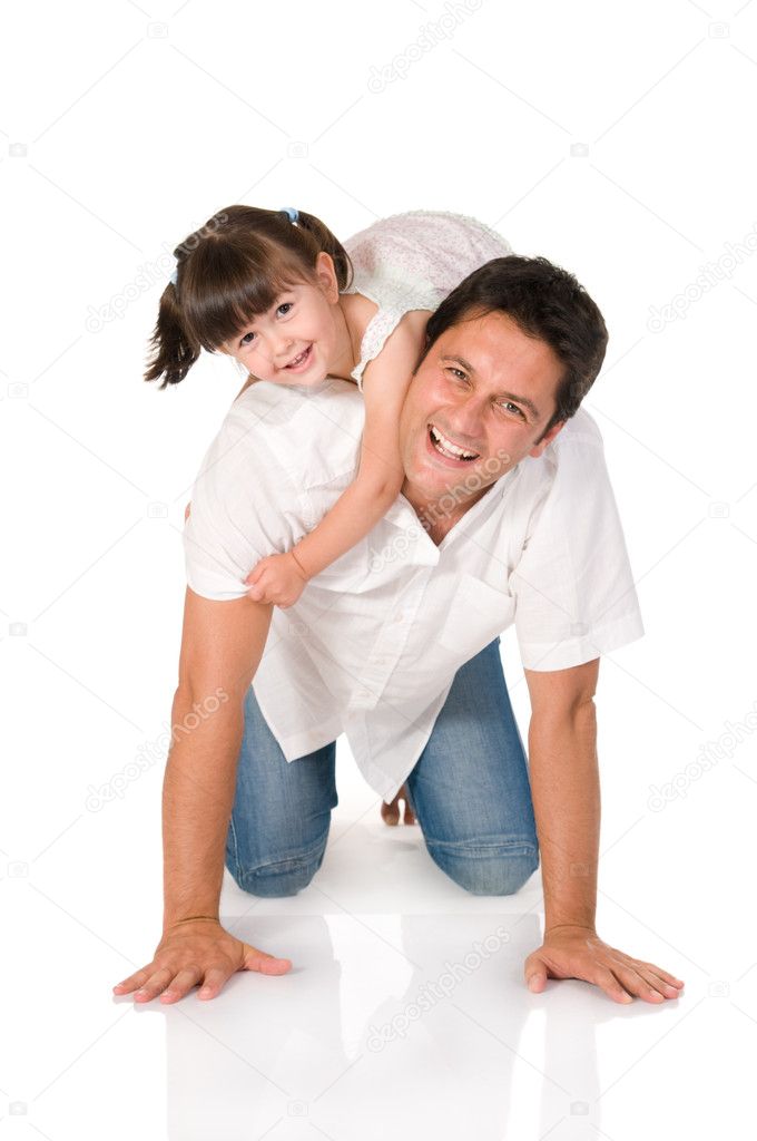 Father and daughter