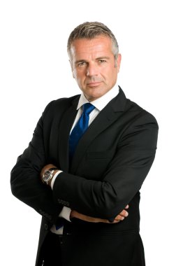 memnun olgun işadamı