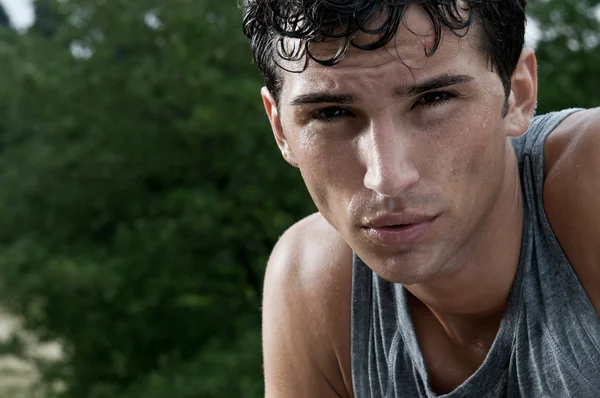 Runner in pausa durante l'allenamento — Foto Stock