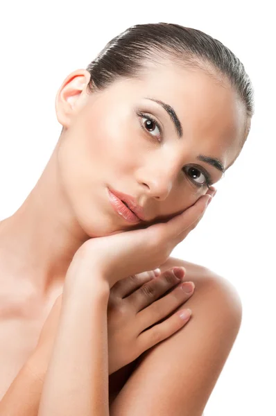 Skincare and beauty portrait — Stock Photo, Image