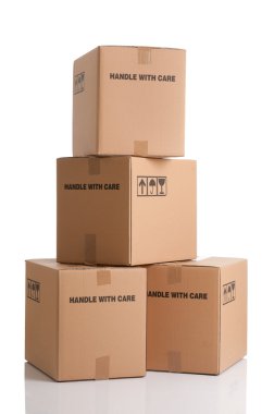 Stack of boxes clipart