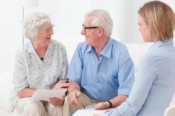 Finanzplan für den Ruhestand — Stockfoto