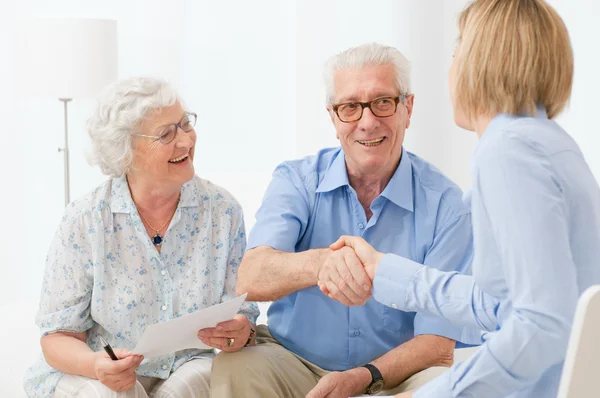 Financieel plan voor pensionering — Stockfoto