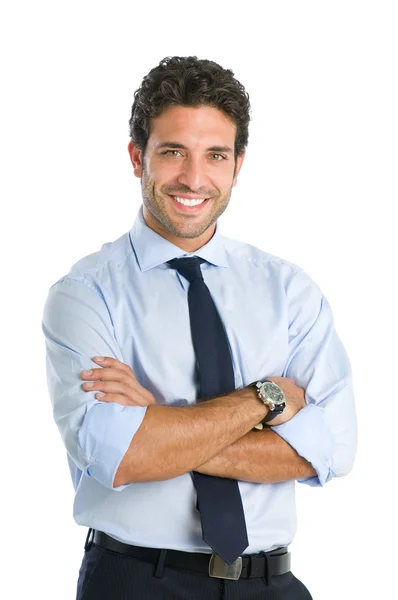 Sorridente homem de negócios — Fotografia de Stock