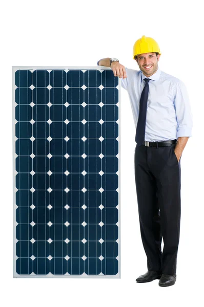 Negócios com energia solar — Fotografia de Stock