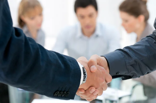 Handshake closeup — Stock Photo, Image