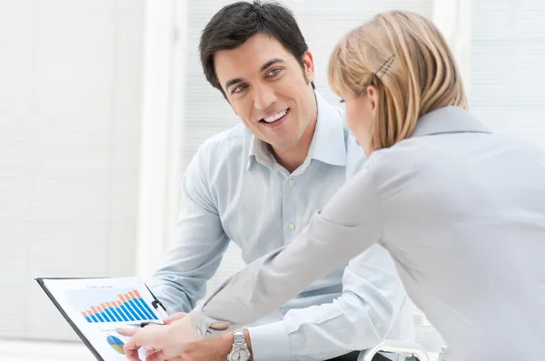 Buen informe financiero — Foto de Stock