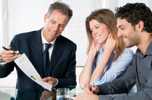 Financial planning consultation — Stock Photo, Image