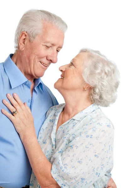 Senior couple romance Stock Photo