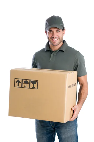 Glad courier — Stockfoto