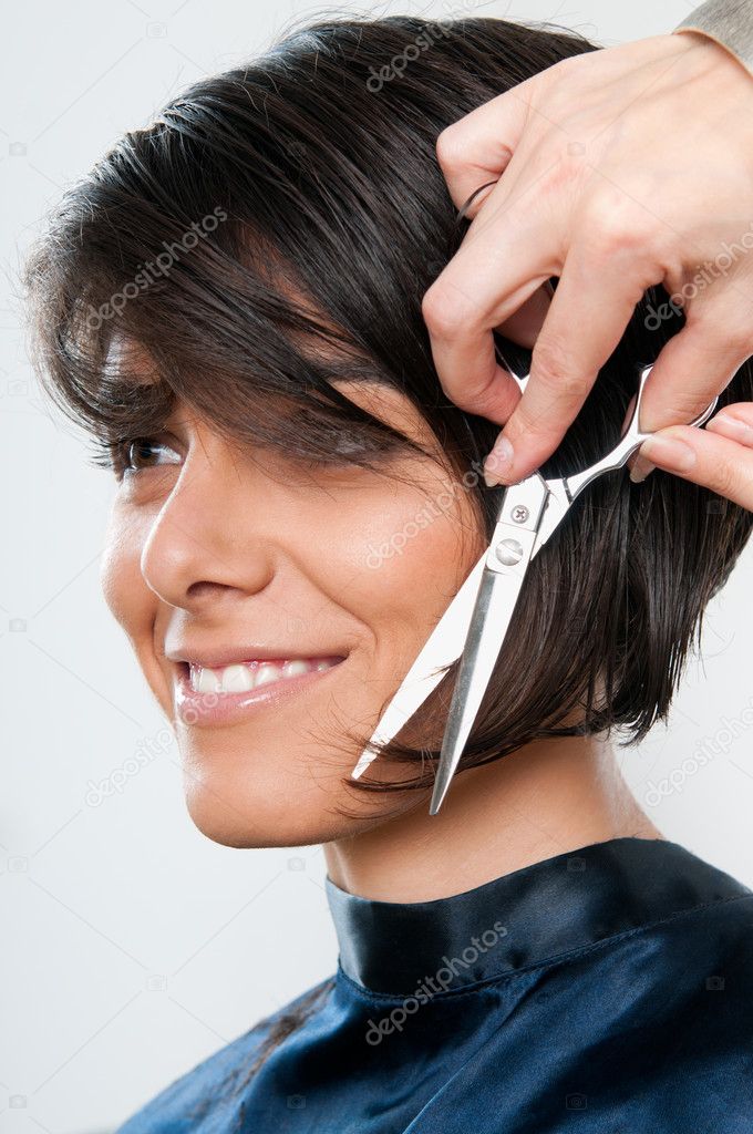 Cutting hair