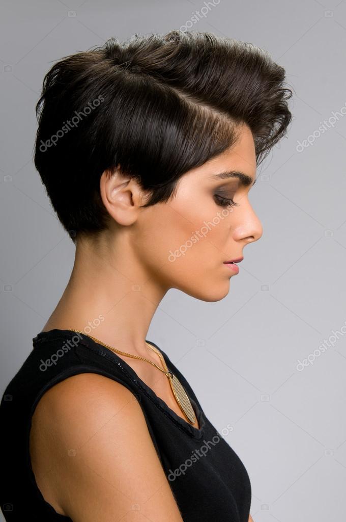 Hairstyle profile Stock Photo by ©ridofranz 12764863