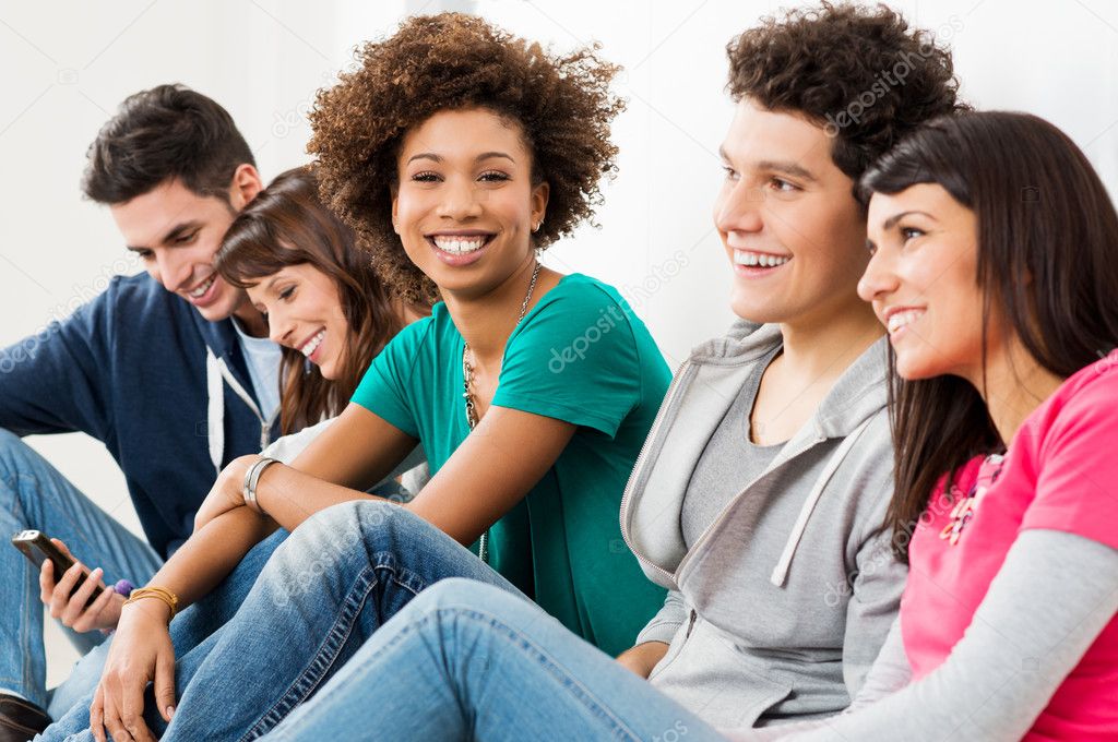 Group Of Happy Smiling Friends