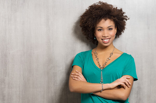 Portrait Of Happy Young Woman