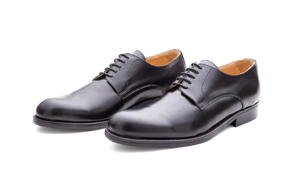 Klassieke zwarte schoenen voor mannen — Stockfoto
