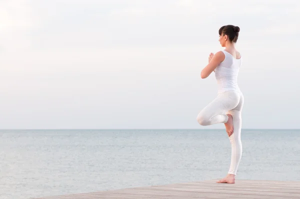 Yoga meditation — Stockfoto