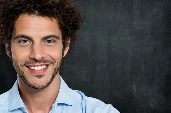 Primer plano del hombre de negocios feliz — Foto de Stock