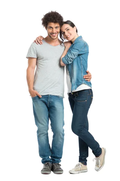 Loving Couple Standing — Stock Photo, Image