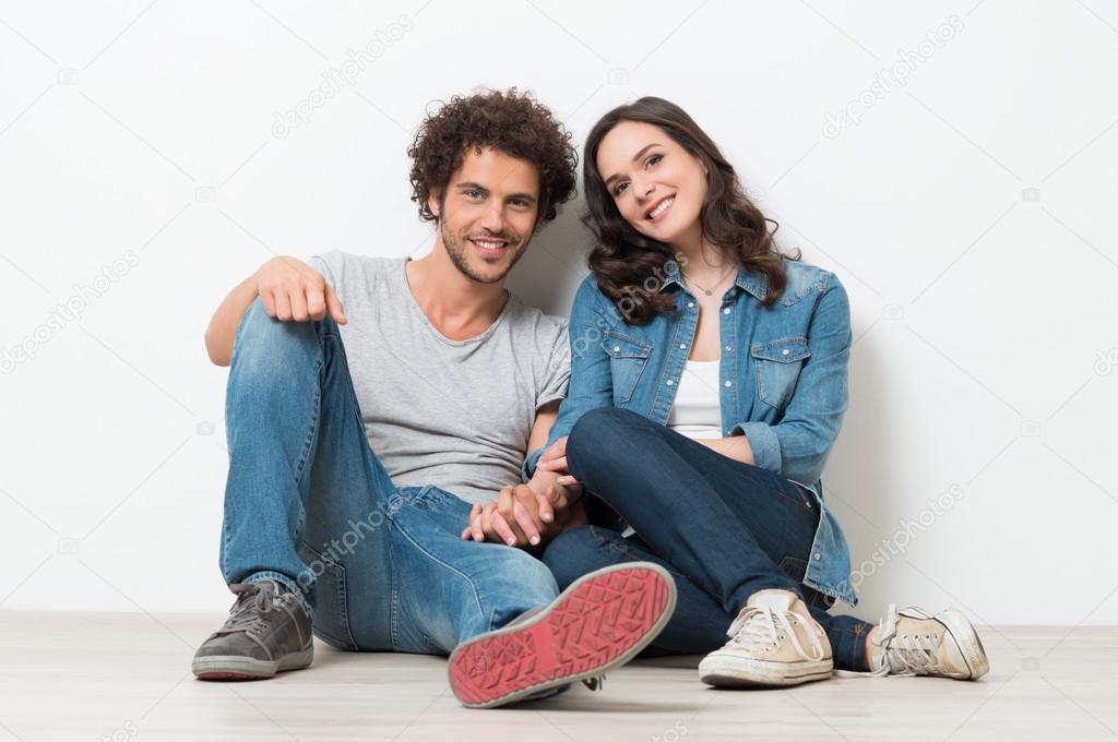 Portrait Of Happy Young Couple