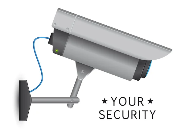 Cámara de seguridad CCTV Ilustración de stock