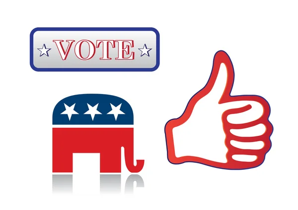 Vote Republicans — Stock Vector