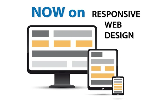Web Design responsivo Ilustrações De Stock Royalty-Free