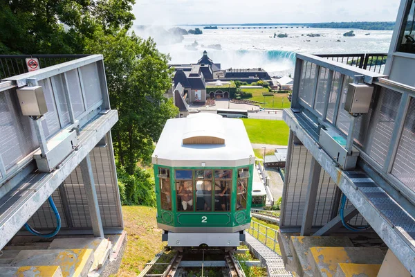 Niagara Falls Canada August 2021 Niagara Parks Falls Incline Railway — стоковое фото