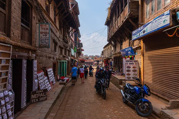 Bhaktapur Nepal Outubro 2021 Cidade Canto Leste Vale Kathmandu Nepal — Fotografia de Stock