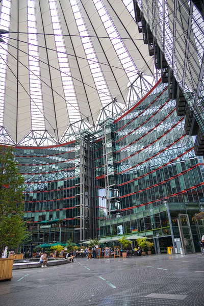 Berlijn Duitsland Juni 2022 Het Sony Center Potsdamer Platz Het — Stockfoto