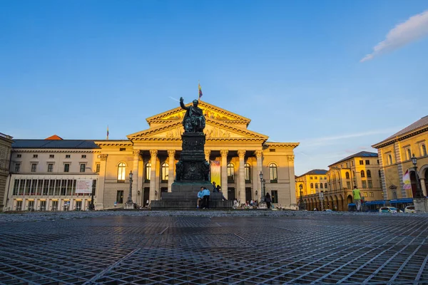 Munich Germany July 2022 Sunset National Theatre German Nationaltheater Max — 图库照片