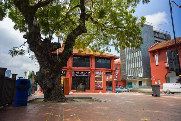 Malacca Malaysia August 2022 Red Square Dutch Square City Melaka — 图库照片