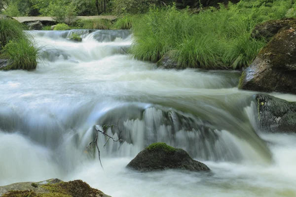 Umia River rapid in Caldas, Spain — Stock Photo, Image