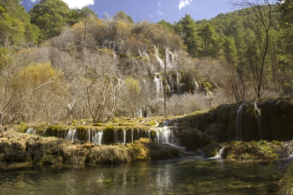 Cuervo Cascade, Cuenca, Espagne — Photo