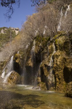 Cuervo cascade, cuenca, İspanya