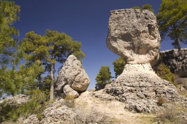 Limestone Rocks in cuenca, Spain