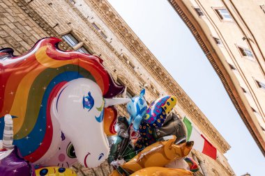 Siena was one of the most important cities in medieval Europe, and its historic centre is a UNESCO World Heritage Site. Piazza del Campo in the Palio day.