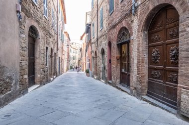 Siena was one of the most important cities in medieval Europe, and its historic centre is a UNESCO World Heritage Site. Piazza del Campo in the Palio day.