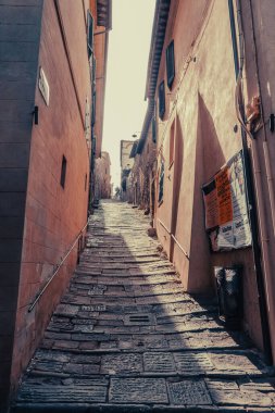 Siena was one of the most important cities in medieval Europe, and its historic centre is a UNESCO World Heritage Site. Piazza del Campo in the Palio day.