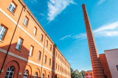 İtalya, Emilia Romagna 'daki Modena' nın güzel manzarası. Antik şehir manzarası ve pazarı.